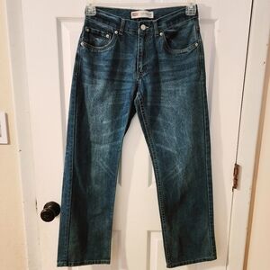 Levi’s 505 Regular Fit Straight Leg Jeans Boys 16 Regular Medium Wash Everyday